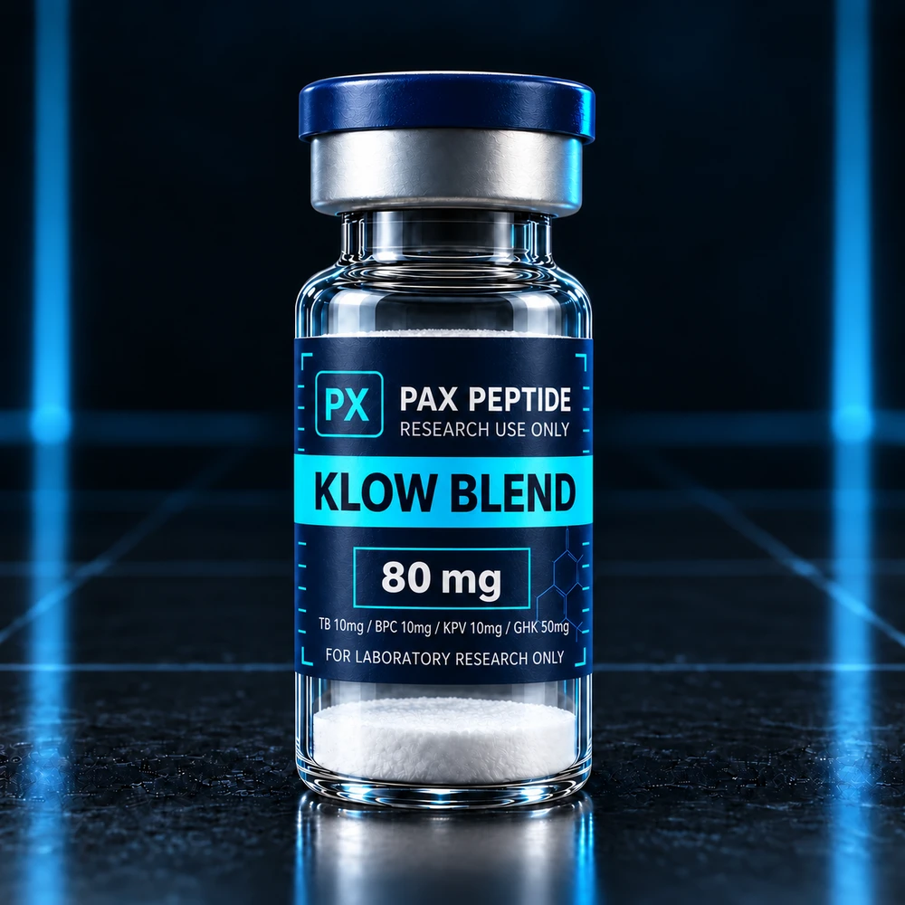 'Klow Blend' TB10mg+BPC10mg+KPV10mg+GHK50mg 80mg research vial